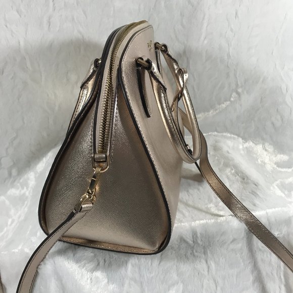 Kate Spade Reiley Laurel Way Rose Gold Satchel - Picture 10 of 10